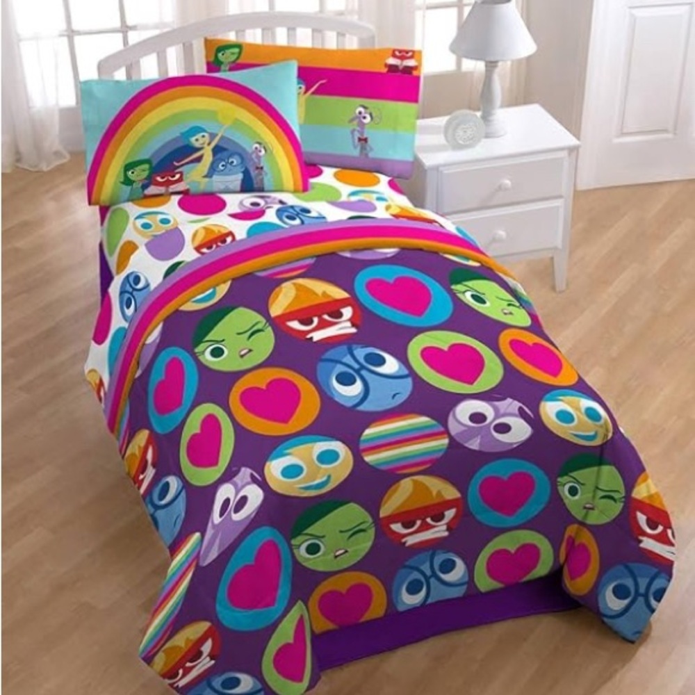 Purple and Blue Emoji Duvet Cover Set